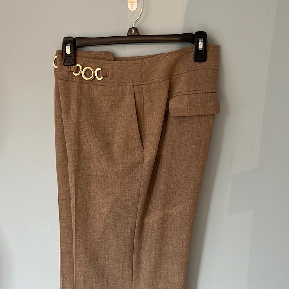Ann Taylor- Puddle Hem- relaxed- wide leg- trousers